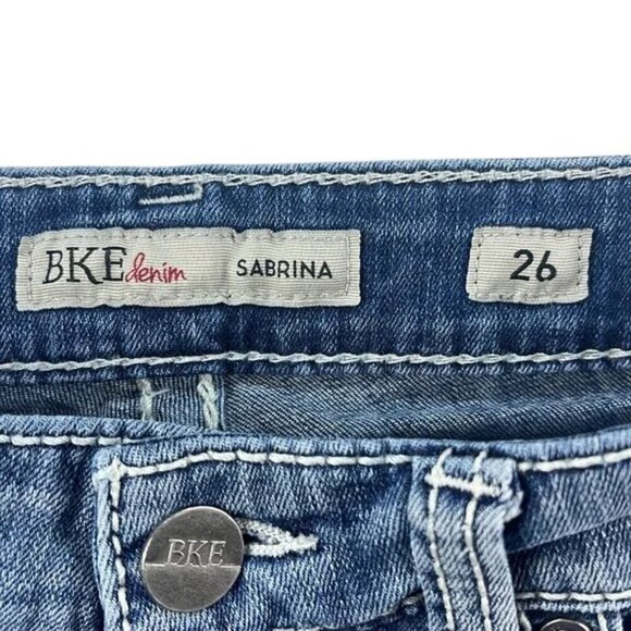 BKE Sabrina Jeans Light Wash Straight Leg Women's Size 26 - Picture 9 of 9